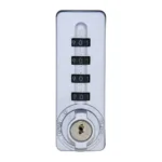 kcolefas mechanical combination cabinet lock 30500, silver finish